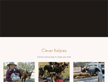 Tablet Screenshot of cleverkelpies.com